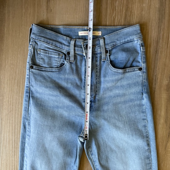 Levi’s Mile High Super Skinny Jeans Size 27 - Picture 6 of 10
